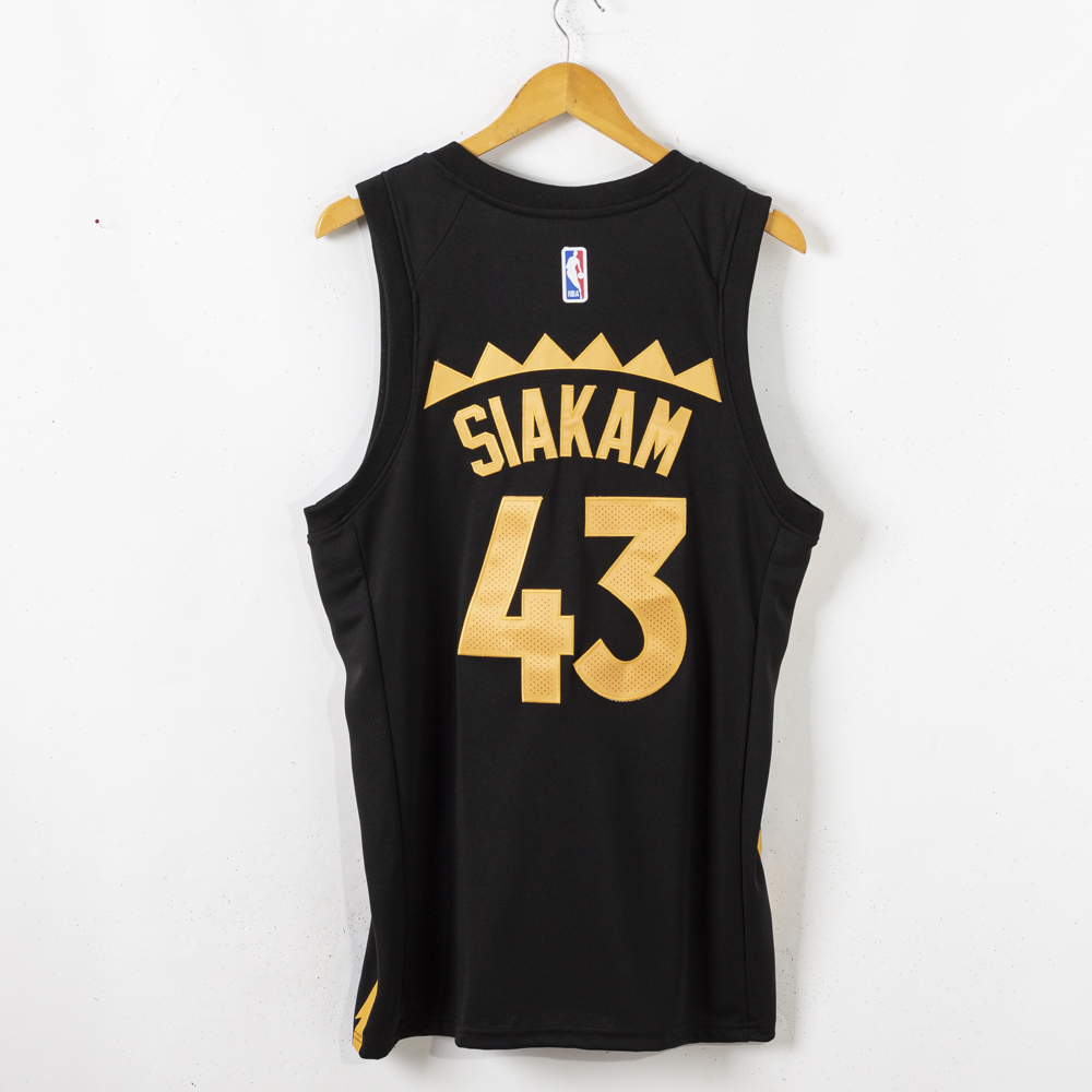 Men Toronto Raptors #43 Siakam Black City Edition Nike NBA Jerseys style 2->toronto raptors->NBA Jersey